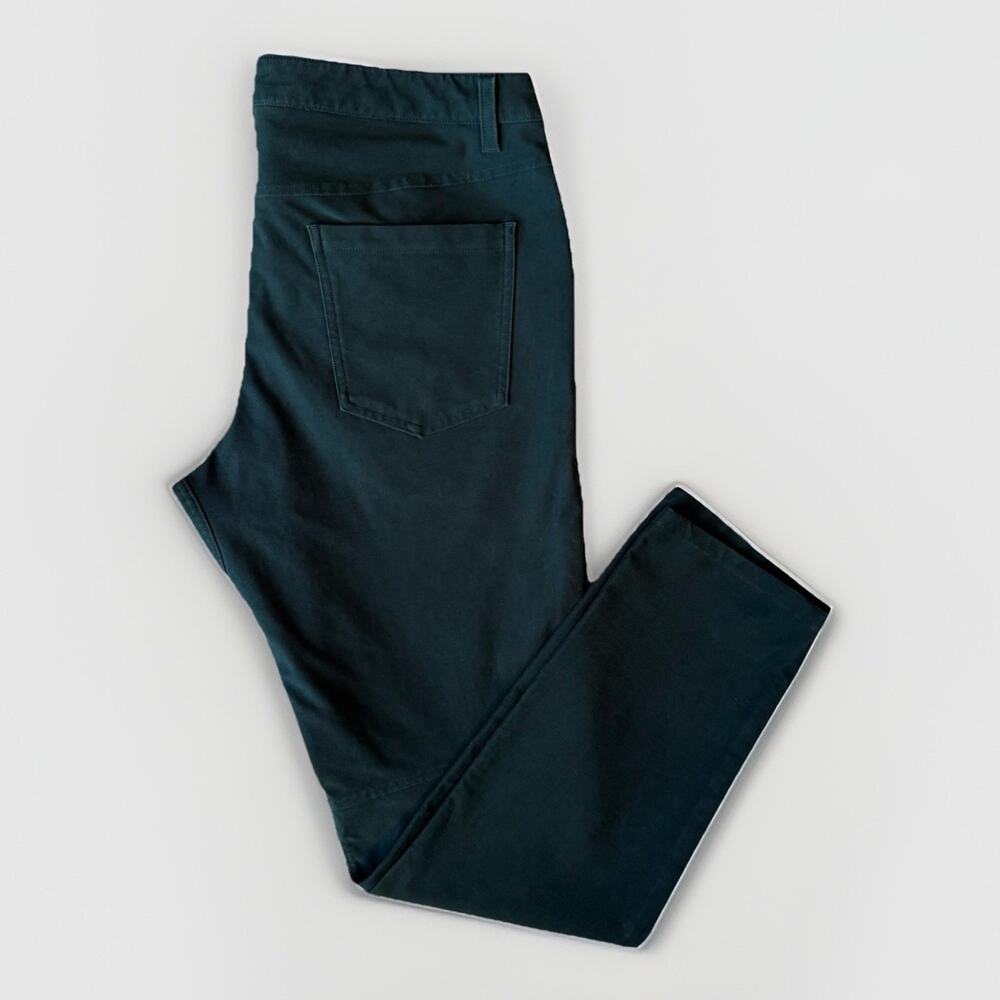 Lululemon ABC Pants 34 Green Canvas Athleisure Golf Surge Commission Workwear